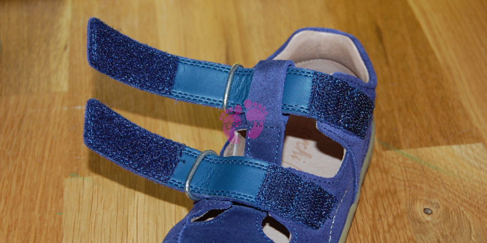 Lurchi barefoot sandále NANDO Azul (modré)